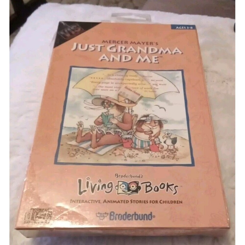 Vintage Mercer Mayer's Just Grandma And Me Compart Disc Radio Shack NEW SEALED